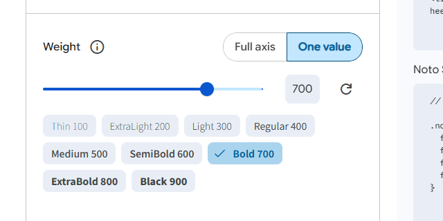 Noto Sans JPのweightの違い