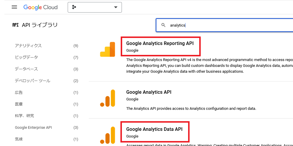 Google Analytics API