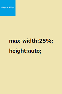 「height:auto;」も指定して高さも調整された例