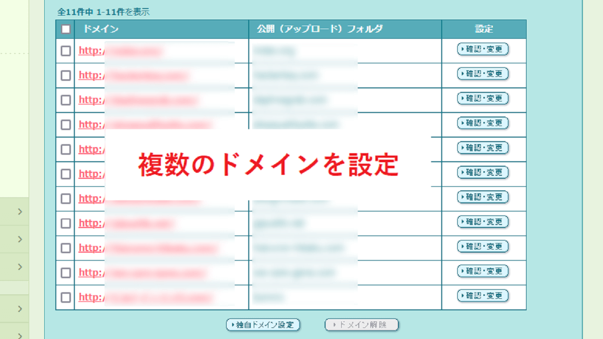 マルチドメイン対応のレンタルサーバーとは？